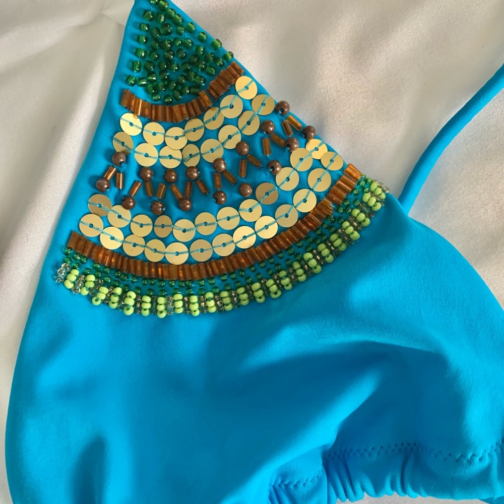 Victoria’s Secret Sequin & Beaded String Bikini, M - image 4